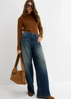 Wide-Leg-Jeans High Waist