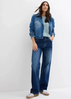 Wide-Leg-Jeans High Waist
