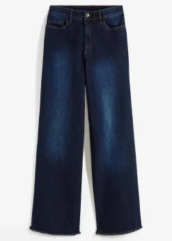 Wide-Leg-Jeans, High Waist