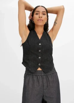 Wide-Leg-Jeans, High Waist