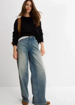 Wide-Leg-Jeans High Waist