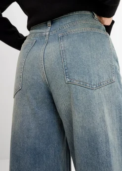 Wide-Leg-Jeans High Waist