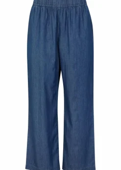 Wide-Leg-Jeans, High Waist, Bequembund