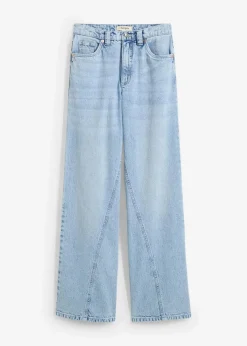 Wide-Leg-Jeans High Waist, Low Stretch