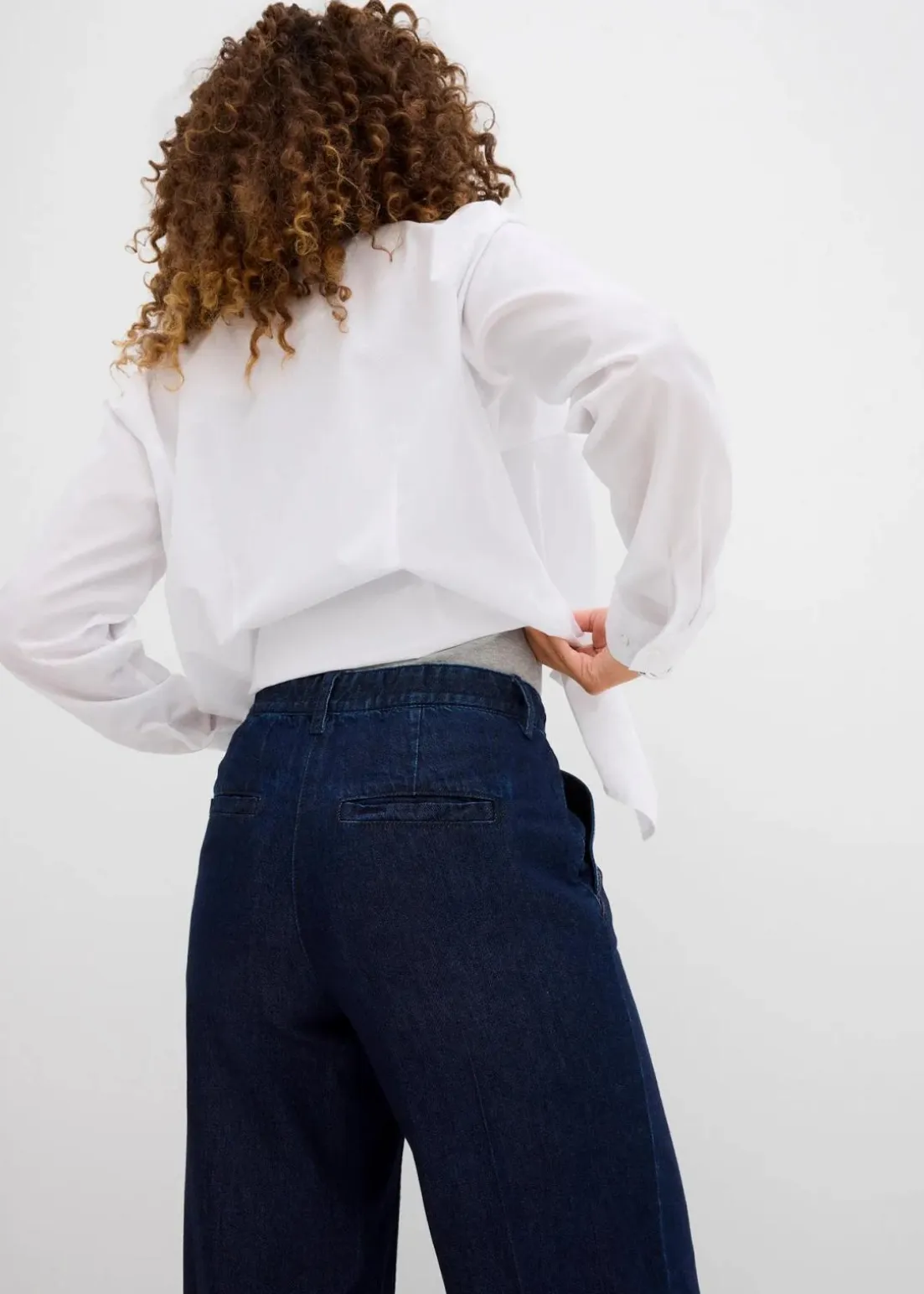 Wide-Leg-Jeans High Waist, Super Soft