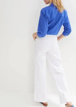 Wide-Leg-Jeans High Waist, Stretch