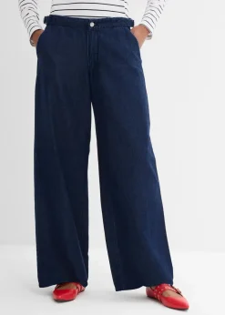 Wide-Leg-Jeans Mid Waist