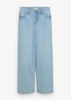 Wide-Leg-Jeans Mid Waist