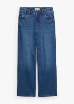 Wide-Leg-Jeans Mid Waist