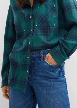 Wide-Leg-Jeans Mid Waist