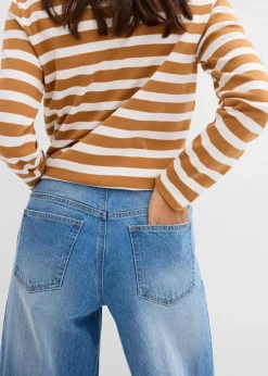 Wide-Leg-Jeans Mid Waist