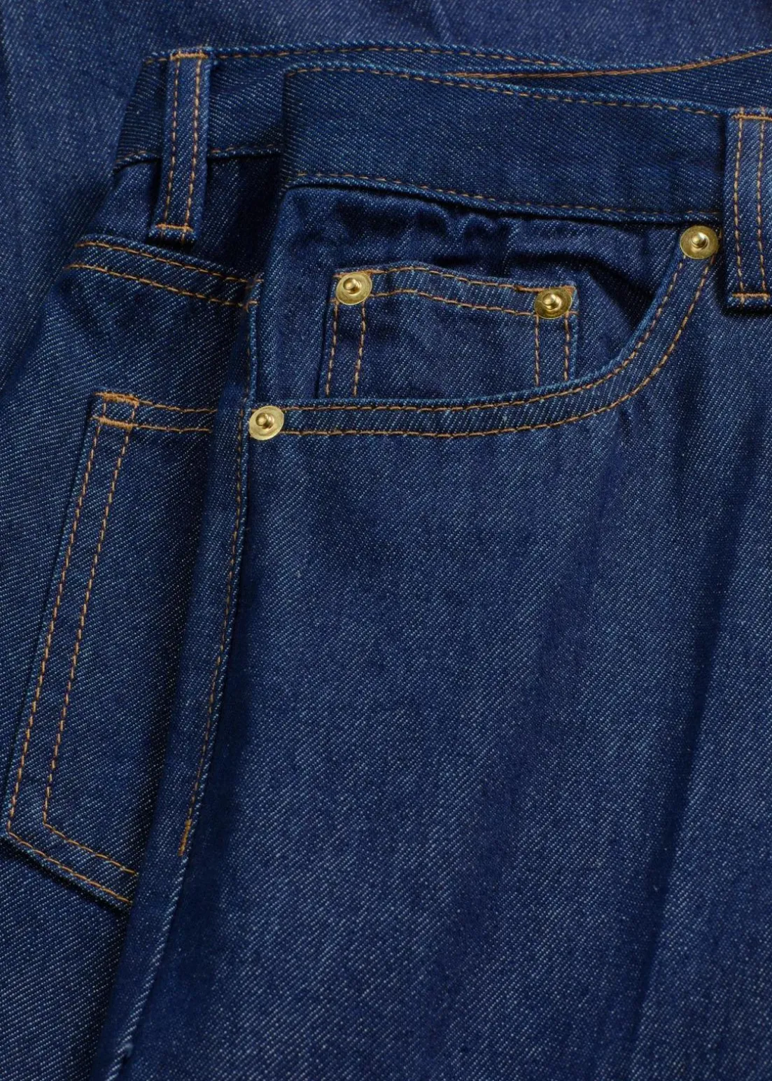 Wide-Leg-Jeans Mid Waist