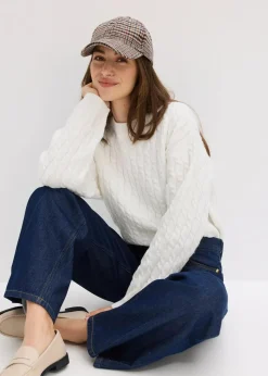 Wide-Leg-Jeans Mid Waist