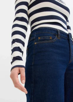 Wide-Leg-Jeans, Mid Waist, Full Length