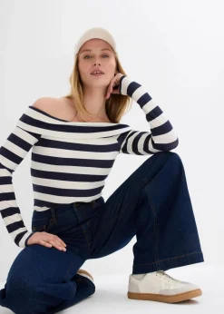 Wide-Leg-Jeans, Mid Waist, Full Length