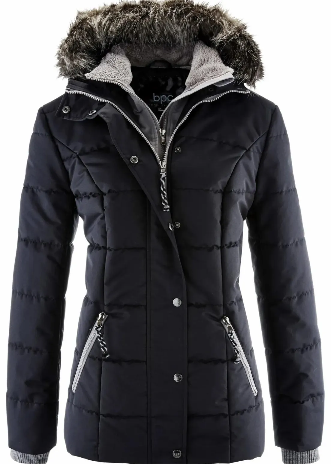 Winterjacke in 2-in1 Optik