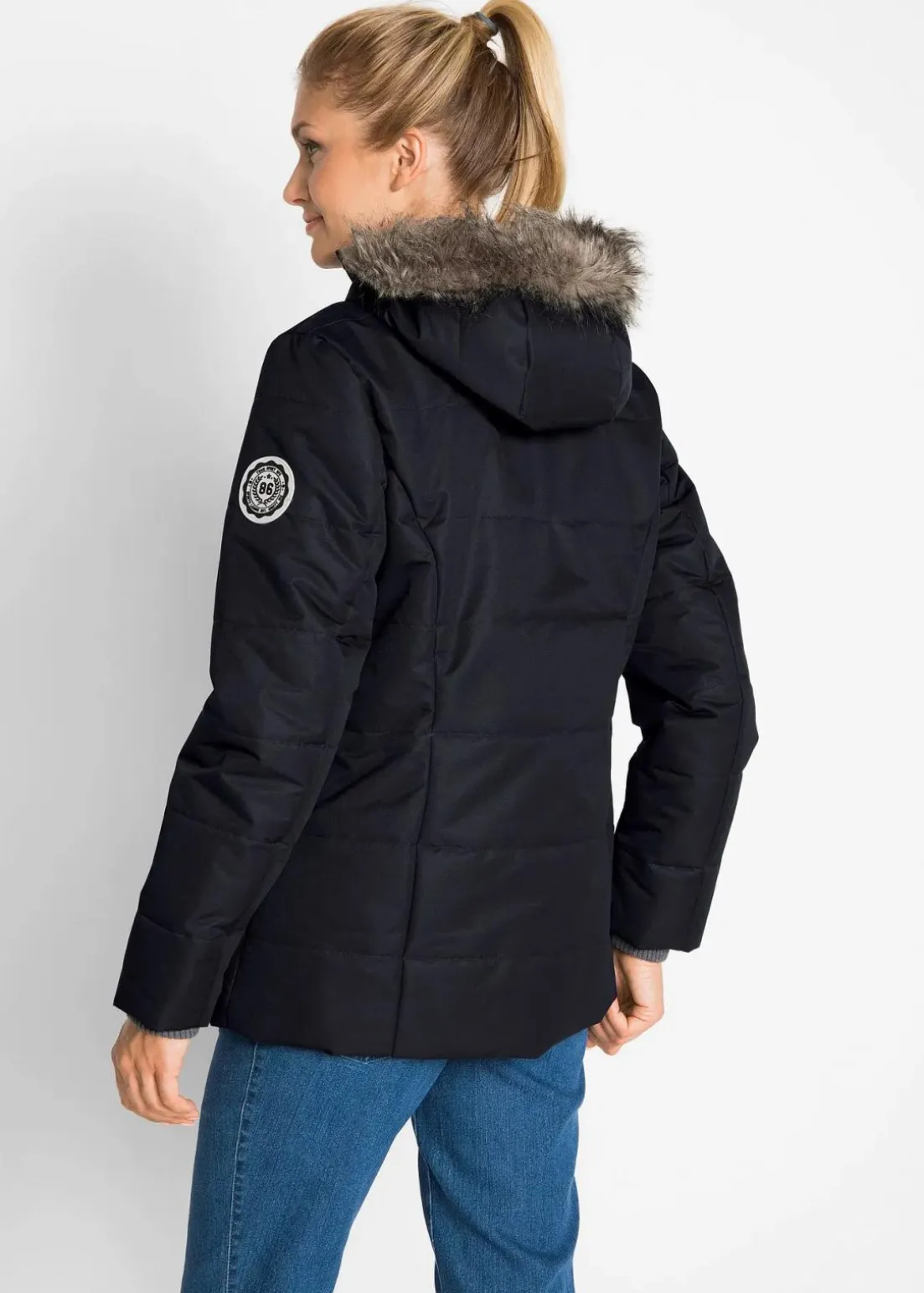 Winterjacke in 2-in1 Optik