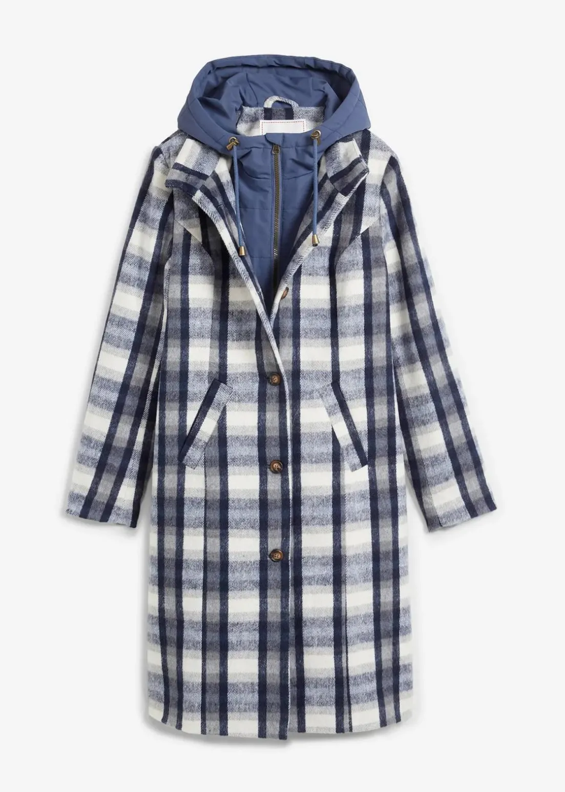 Winter-Mantel, 2in1 Optik