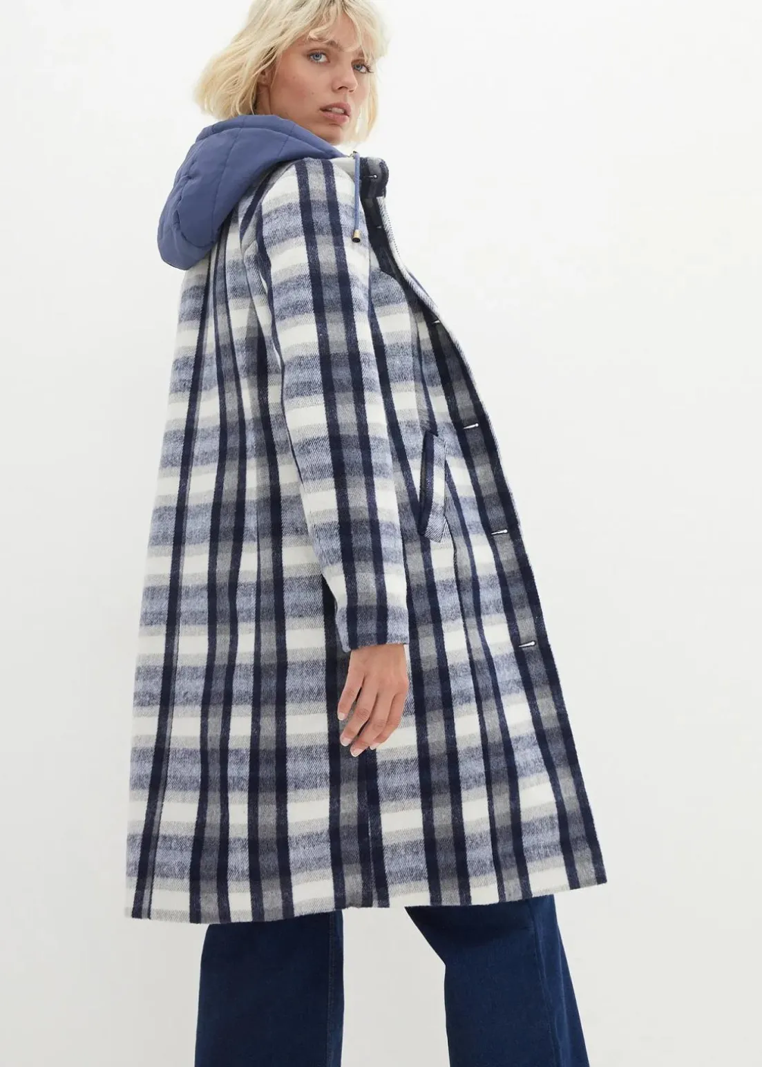 Winter-Mantel, 2in1 Optik