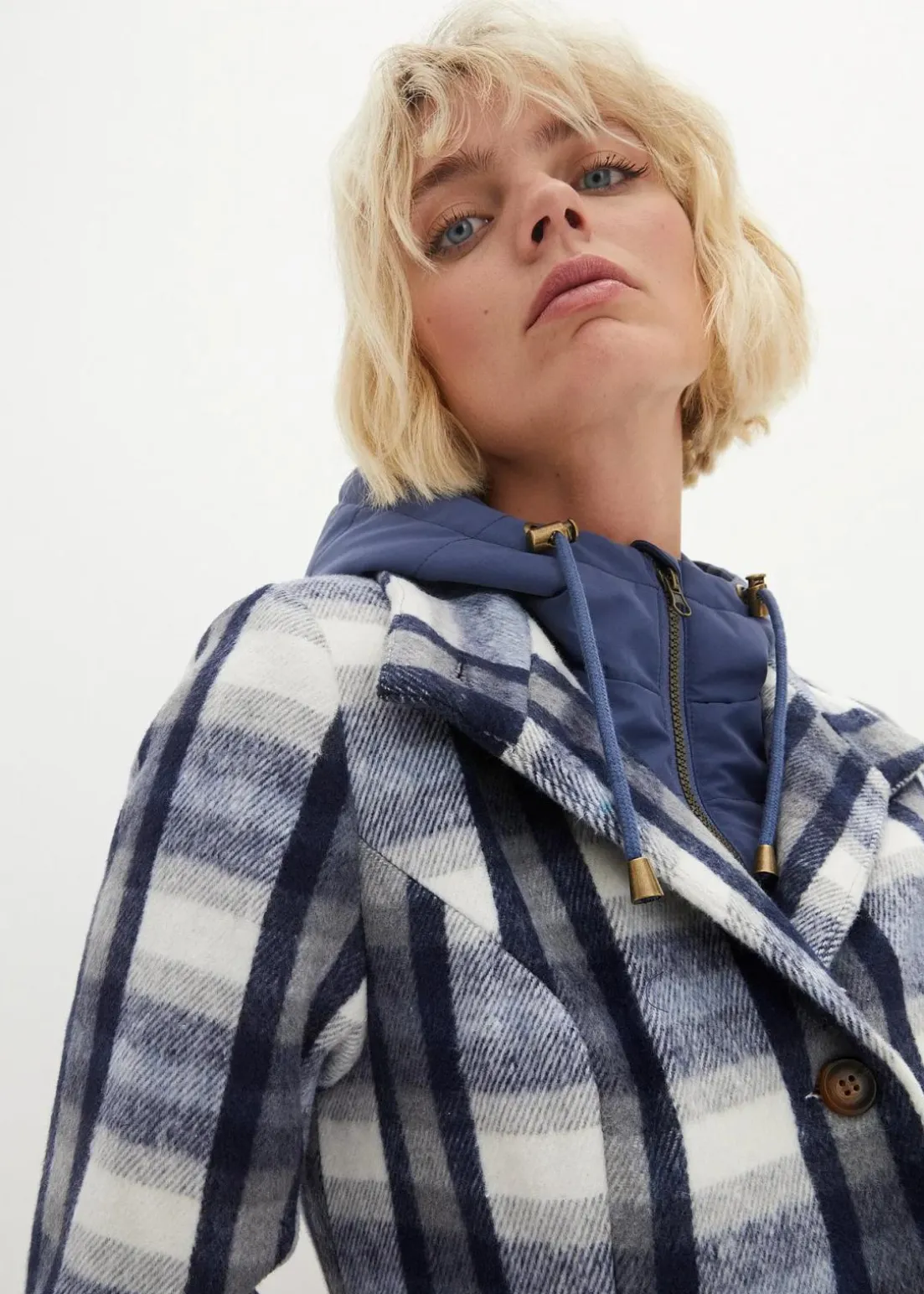 Winter-Mantel, 2in1 Optik