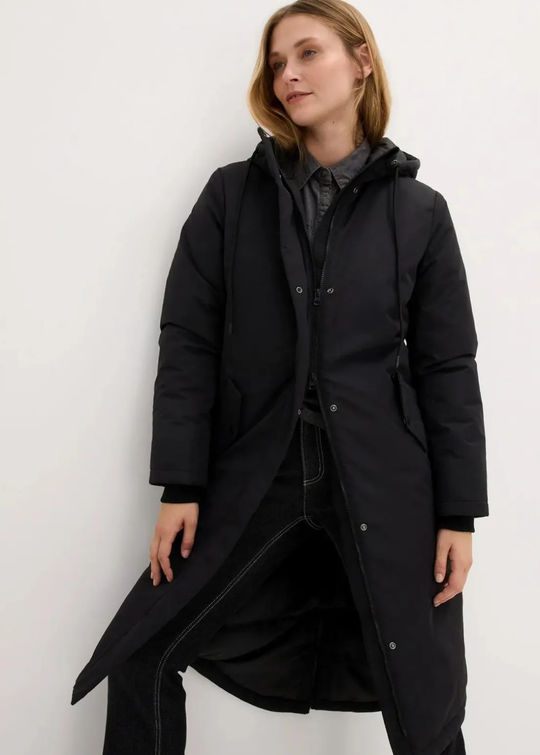 Wintermantel mit Innensteppung