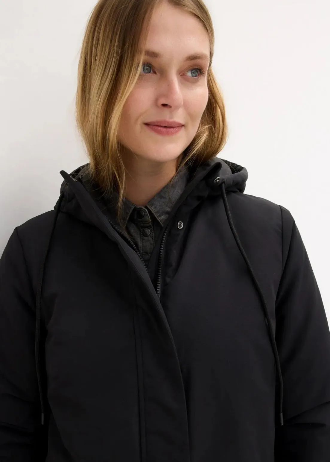 Wintermantel mit Innensteppung