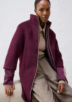 Wollmantel mit Daunen-Innenjacke (2tlg. Set)