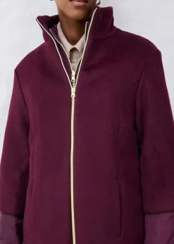 Wollmantel mit Daunen-Innenjacke (2tlg. Set)