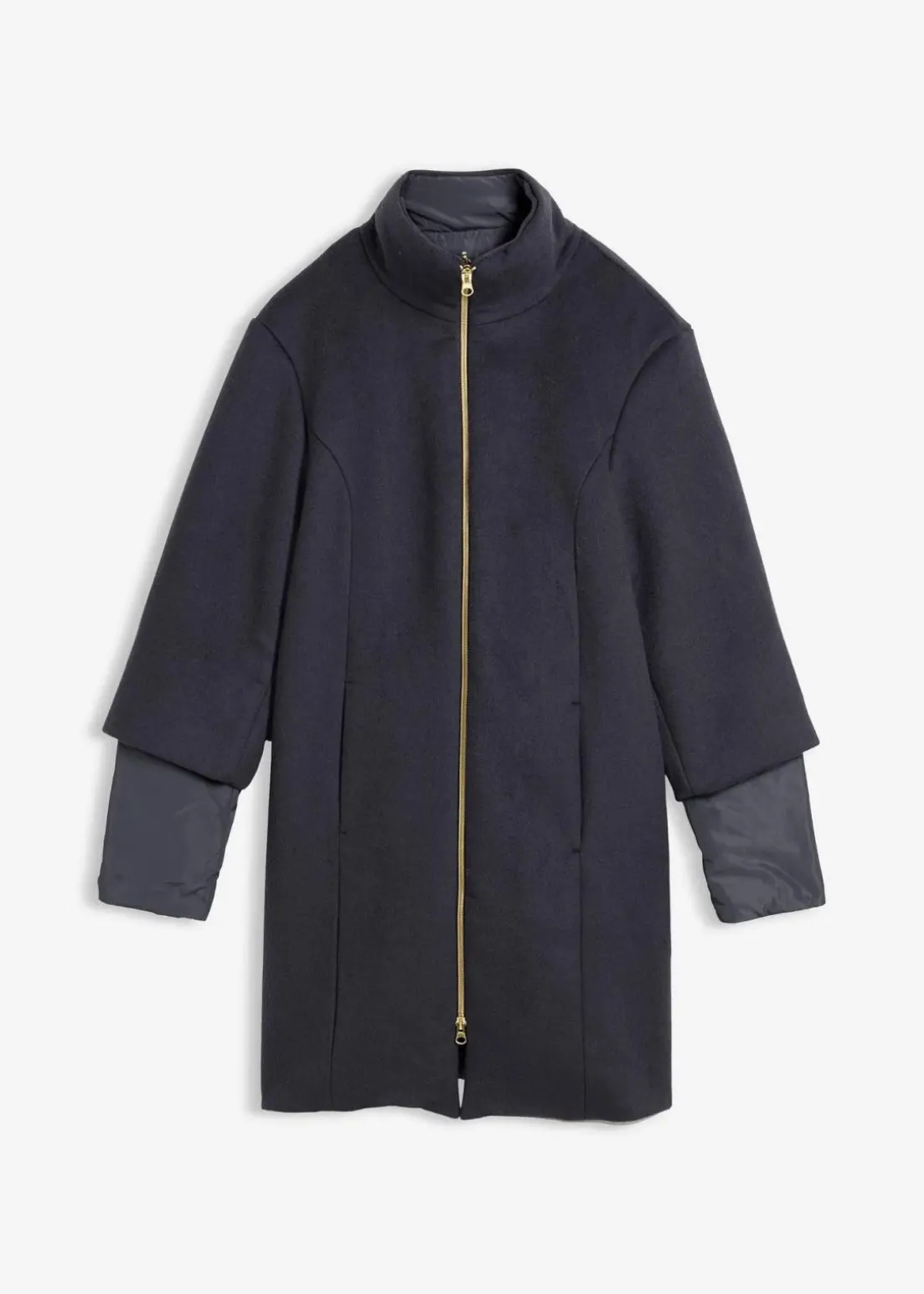 Wollmantel mit Daunen-Innenjacke (2tlg. Set)