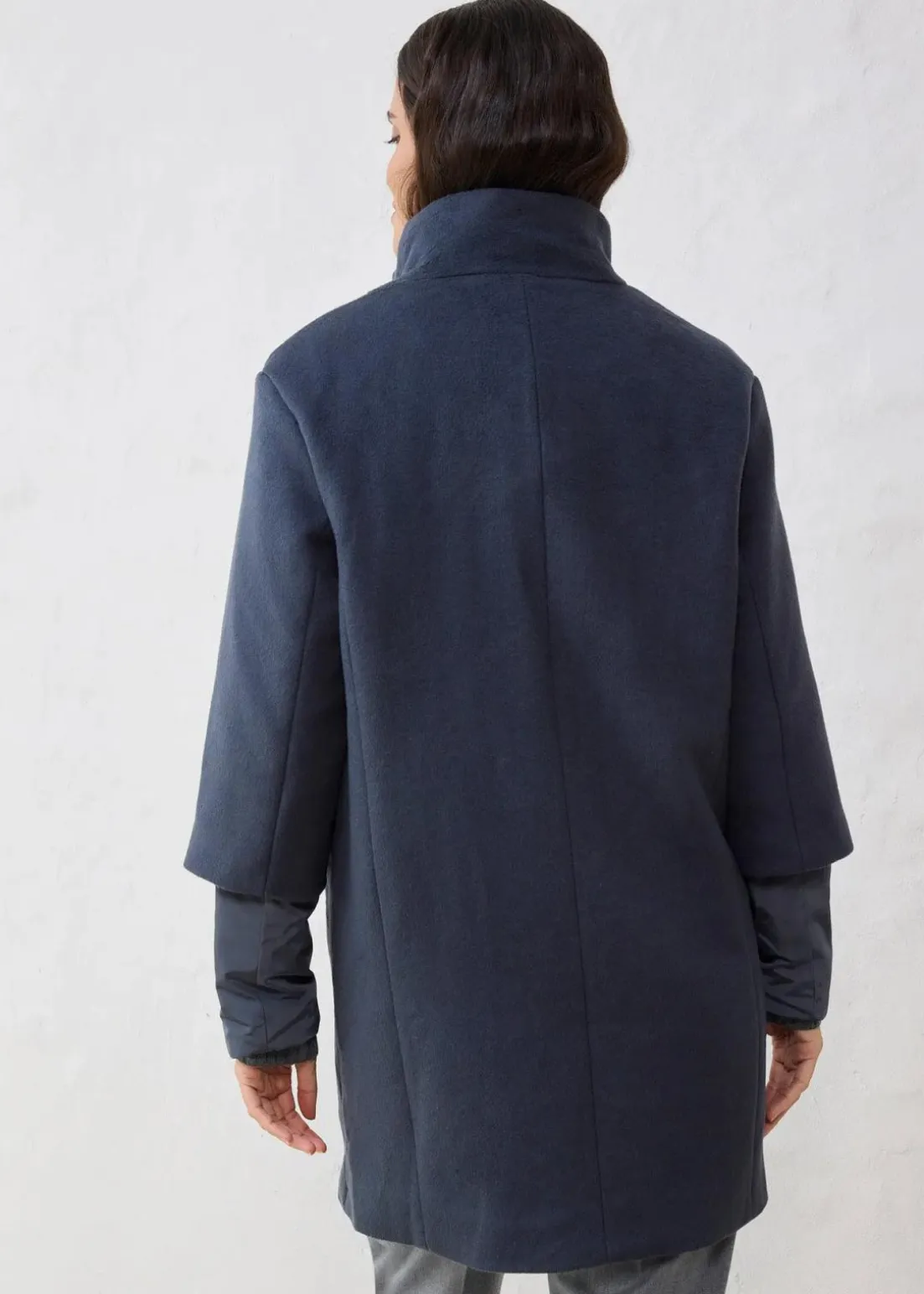 Wollmantel mit Daunen-Innenjacke (2tlg. Set)