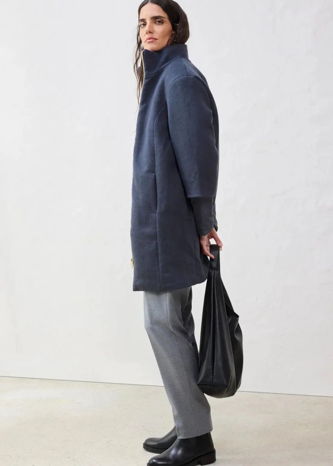 Wollmantel mit Daunen-Innenjacke (2tlg. Set)