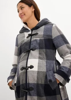 Woll-Umstandsjacke mit Teddyfutter / Tragejacke