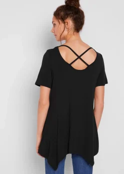 Zipfel Longshirt, kurzarm