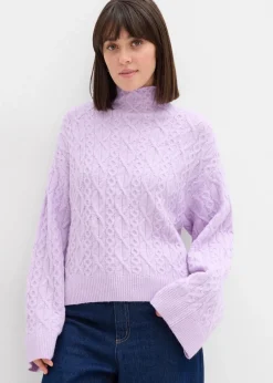 Zopfstrick Pullover