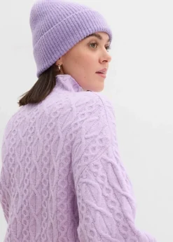 Zopfstrick Pullover